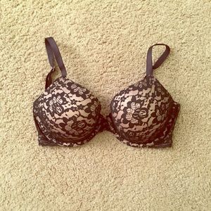 aerie Emma Gel Black Lace Bra